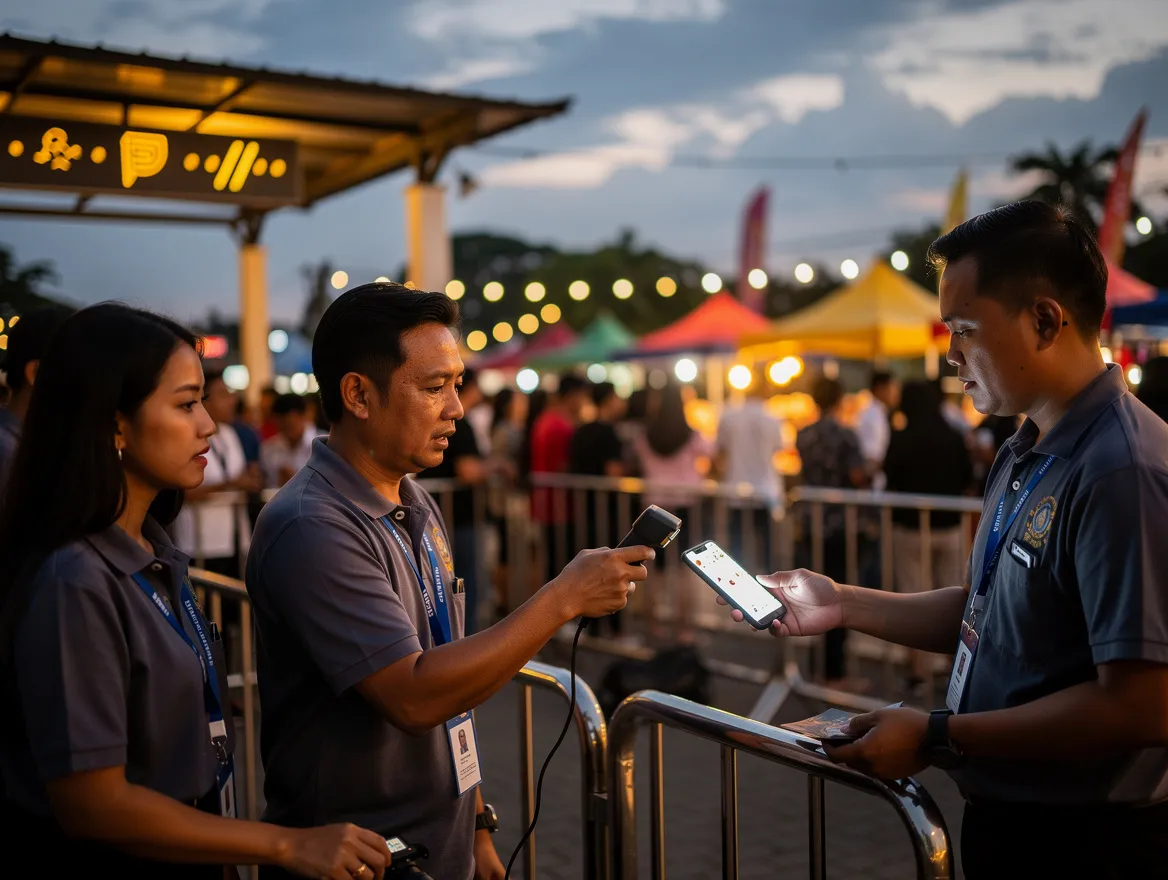 Panitia event menjual tiket online